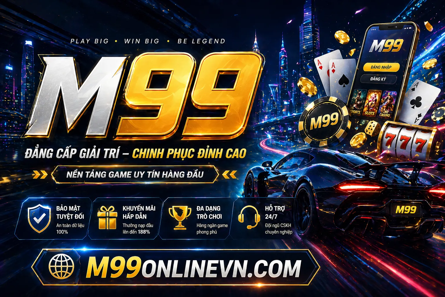 Giao diện ứng dụng mot88 app trên điện thoại di động